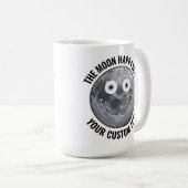 The Moon Happy Face Personalized Custom Large Mug Kaffeetasse (VorderseiteRechts)