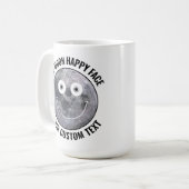 The Moon Happy Face Personalized Custom Large Mug Kaffeetasse (Vorderseite Links)