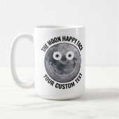 The Moon Happy Face Personalized Custom Large Mug Kaffeetasse (Links)