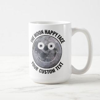 The Moon Happy Face Personalized Custom Large Mug Kaffeetasse