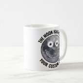 The Moon Happy Face Personalized Custom Mug Kaffeetasse (VorderseiteRechts)