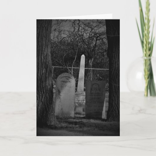 "The Morbid Curious" Hallowe’en Card Karte (Vorderseite)