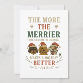 The more the merrier makes the holiday better einladung
