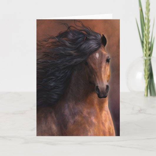 The Morgan Horse Notecard Karte (Vorderseite)