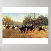 The Morning Ride, Rotten Row, Hyde Park, 1894 (Öl Poster (Vorne)