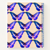 The Morpho Butterfly Hardcover Spiral Sketchbook N Notizblock (Rückseite)