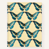 The Morpho Butterfly Hardcover Spiral Sketchbook Notizblock (Vorderseite)