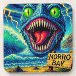 "THE MORRO BAY MONSTER UNTERSETZER". GETRÄNKEUNTERSETZER