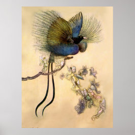 “The Most Beautiful Bird” by Warwick Goble Poster