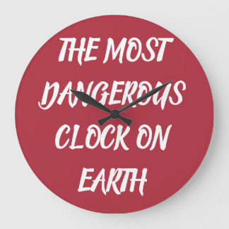 THE MOST DANGEROUS BLANKET ON EARTH Fleece Blanket Große Wanduhr
