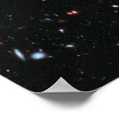 The Most Distant Galaxies - A Decade Of Hubble Poster (Ecke)