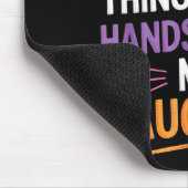 The Most Expensive Thing I Own_ Hands Down My Daug Mousepad (Ecke)