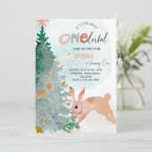 The Most Onederful Time – Christmas 1st Birthday Einladung (Stehend Vorderseite)