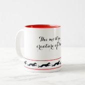 The most perfect creature of heaven zweifarbige tasse (Vorderseite Links)