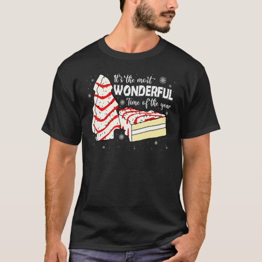 The Most Wonderful Christmas Snack Cake Time Of Th T-Shirt (Vorderseite)