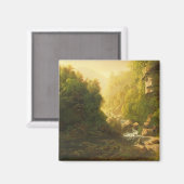 The Mountain Torrent, c.1820-30 (Öl auf Leinwand) Magnet (Vorderseite/Rückseite)