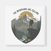 The Mountains Are Calling Magnet (Vorne)