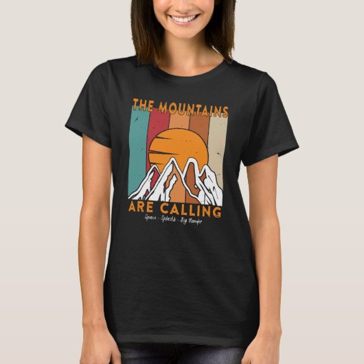 The Mountains are Calling Space Splash Big Thunder T-Shirt (Vorderseite)