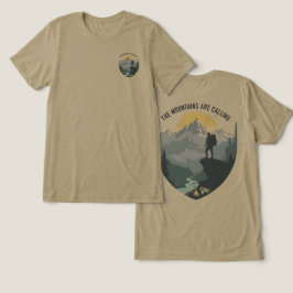 The Mountains Are Calling – Vintage Adventure Hike Tri-Blend Shirt