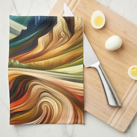 The Mountains   Geschirrtuch (Viertel Falte)