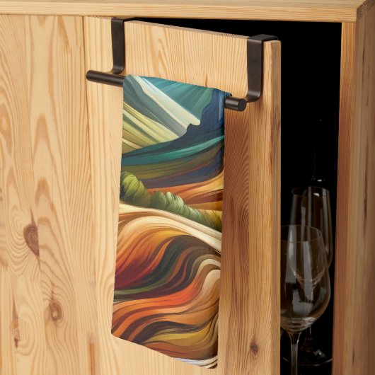 The Mountains   Geschirrtuch (Drittel gefaltet)