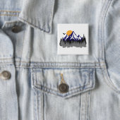 The mountains graphic hiking button (Beispiel)