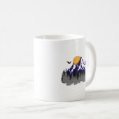 The mountains graphic hiking kaffeetasse (VorderseiteRechts)