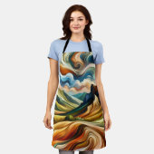 The Mountains Schürze (Getragen)