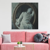 The Mourning After – Gothic Victorian Canvas Art Leinwanddruck (Insitu (Wohnzimmer))