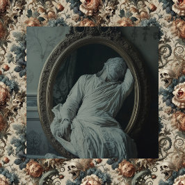 The Mourning After – Gothic Victorian Canvas Art Leinwanddruck