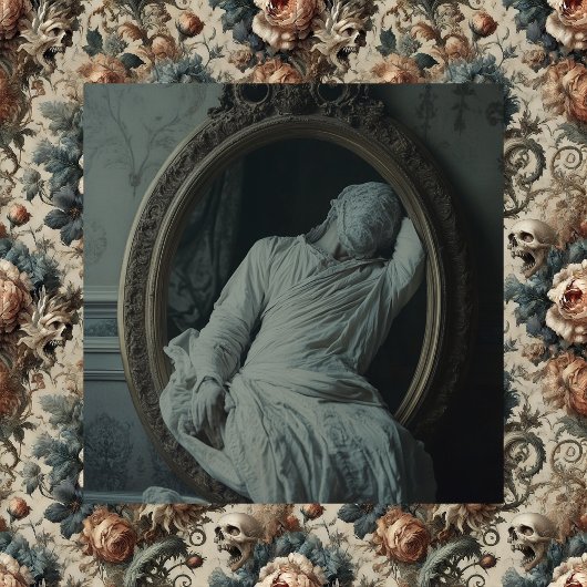 The Mourning After – Gothic Victorian Canvas Art Leinwanddruck