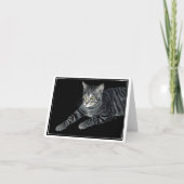 "The Mouser" Tabby Cat Card Karte (Vorderseite)