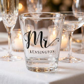 The Mr Newlywed Custom Groom Gift Schnapsglas
