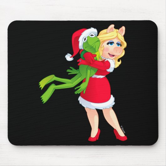 The Muppets Kermit Miss Ggy Christmas  Mousepad (Vorne)