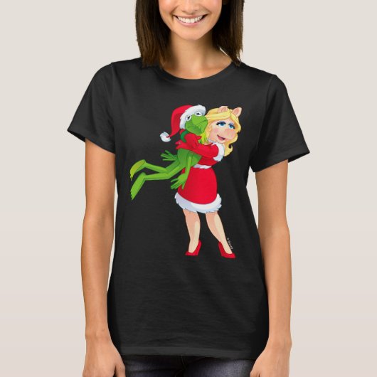 The Muppets Kermit Miss Ggy Christmas T-Shirt (Vorderseite)