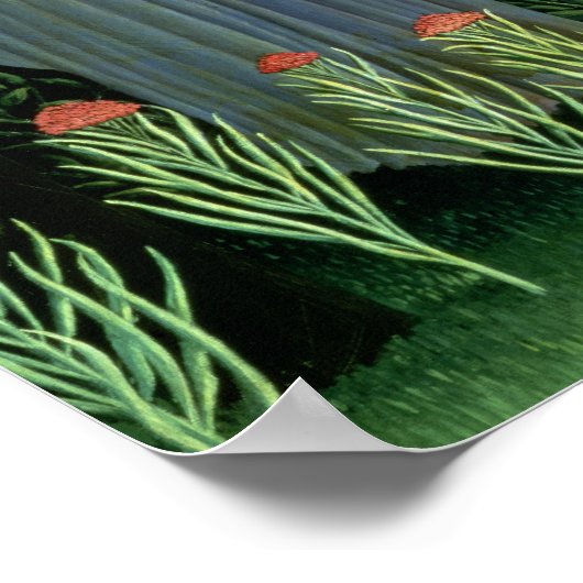 The Muse Inspirierend the Poet, 1908-09 Poster (Ecke)