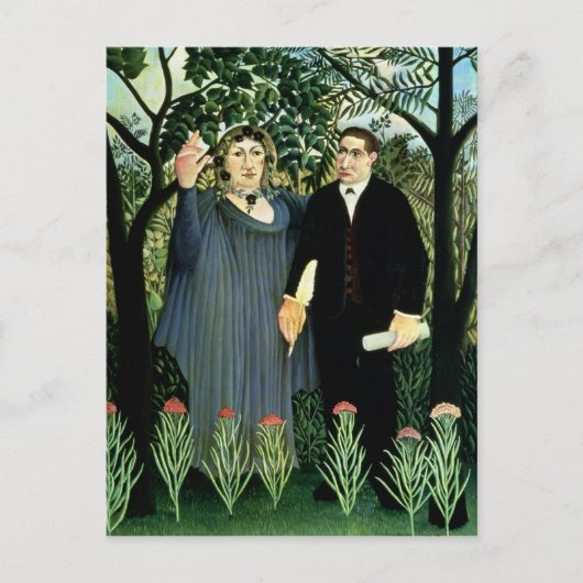 The Muse Inspirierend the Poet, 1908-09 Postkarte (Vorderseite)