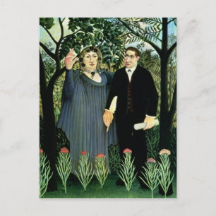 The Muse Inspirierend the Poet, 1908-09 Postkarte