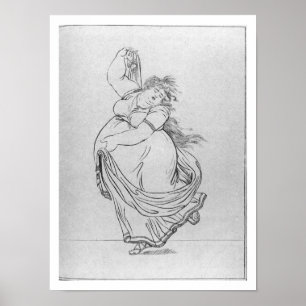 The Muse of Dance, Plate VI von einer neuen Ausgab Poster