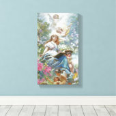 The Muse of Poesie (von Konstantin Makovsky) Leinwanddruck (Insitu (Holzboden))