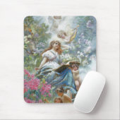 The Muse of Poesie (von Konstantin Makovsky) Mousepad (Mit Mouse)