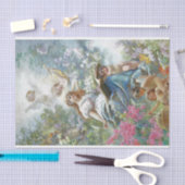 The Muse of Poesie (von Konstantin Makovsky) Seidenpapier (Handwerk)