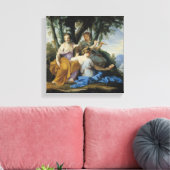 The Muses, Clio, Europe and Thalia, c.1652-55 Leinwanddruck (Insitu (Wohnzimmer))