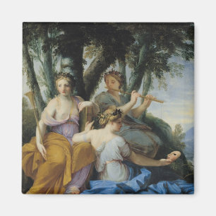 The Muses, Clio, Europe and Thalia, c.1652-55 Magnet