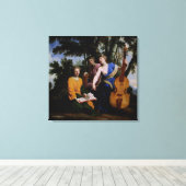 The Muses Melpomene, Erato and Polymnia, 1652-55 Leinwanddruck (Insitu (Holzboden))