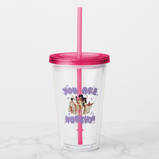 The Muses - You Are Worthy Acrylic Tumbler Acryltrinkbecher (Vorderseite)