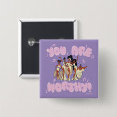 The Muses - You Are Worthy Button (Vorne & Hinten)
