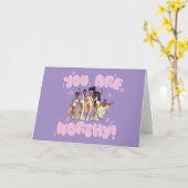 The Muses - You Are Worthy Card Karte (Gelbe Blume)