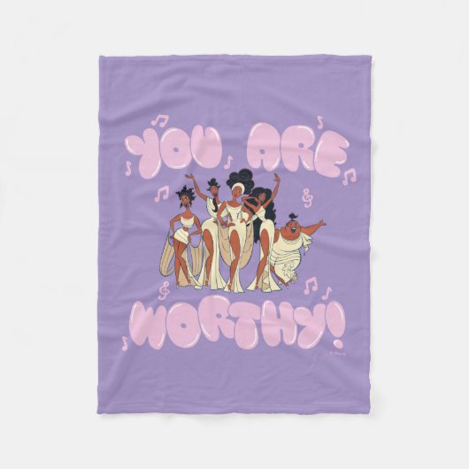 The Muses - You Are Worthy Fleece Blanket (Vorderseite)