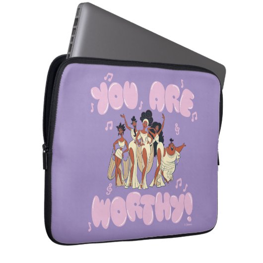 The Muses - You Are Worthy Laptop Sleeve (Vorne Rechts)